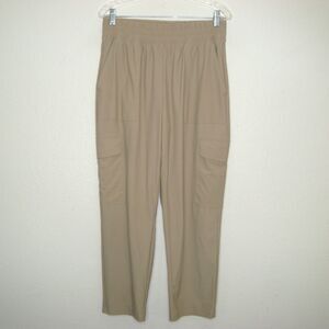Old Navy Tan Elastic Waist Cargo Joggers